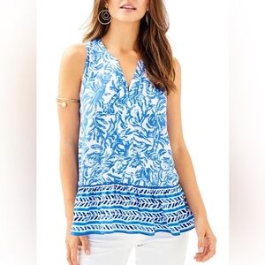 EUC Lilly Pulitzer Gramercy Top Lobster on a Roll XS